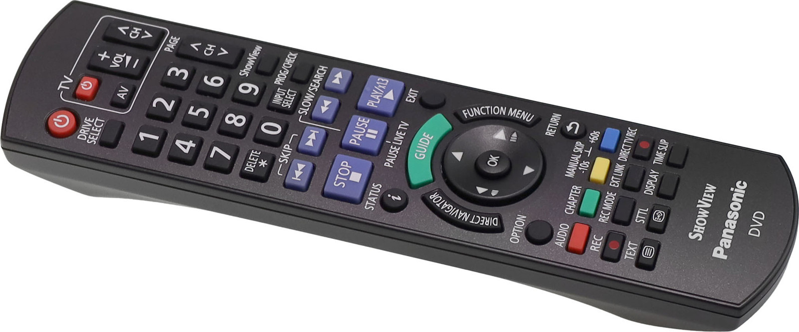 Panasonic N2QAYB000471 afstandsbediening voor DMR-EX96C, DMR-EX93C, DMR-EX84C en DMR-EX645