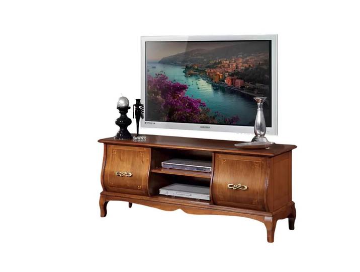 Xlmoebel TV-Schrank Klassischer brauner TV-Ständer aus hochwertigen Materialien (1-St., TV-Ständer) Hergestellt in Europa