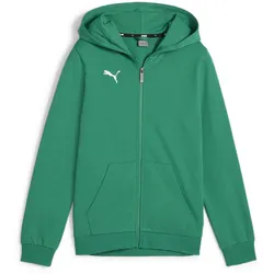 PUMA teamGOAL Casuals Kapuzenjacke Jungen 05 - sport green/puma white 116