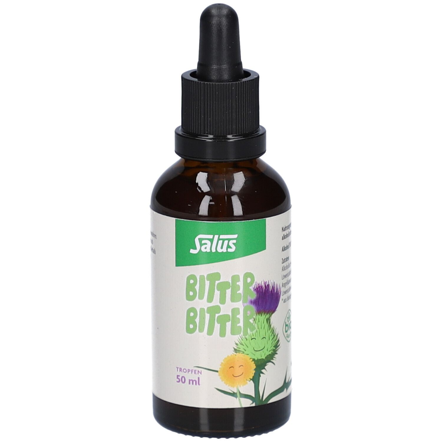 Salus Bitter Tropfen alkoholhaltig Bio 50 ml zum Einnehmen