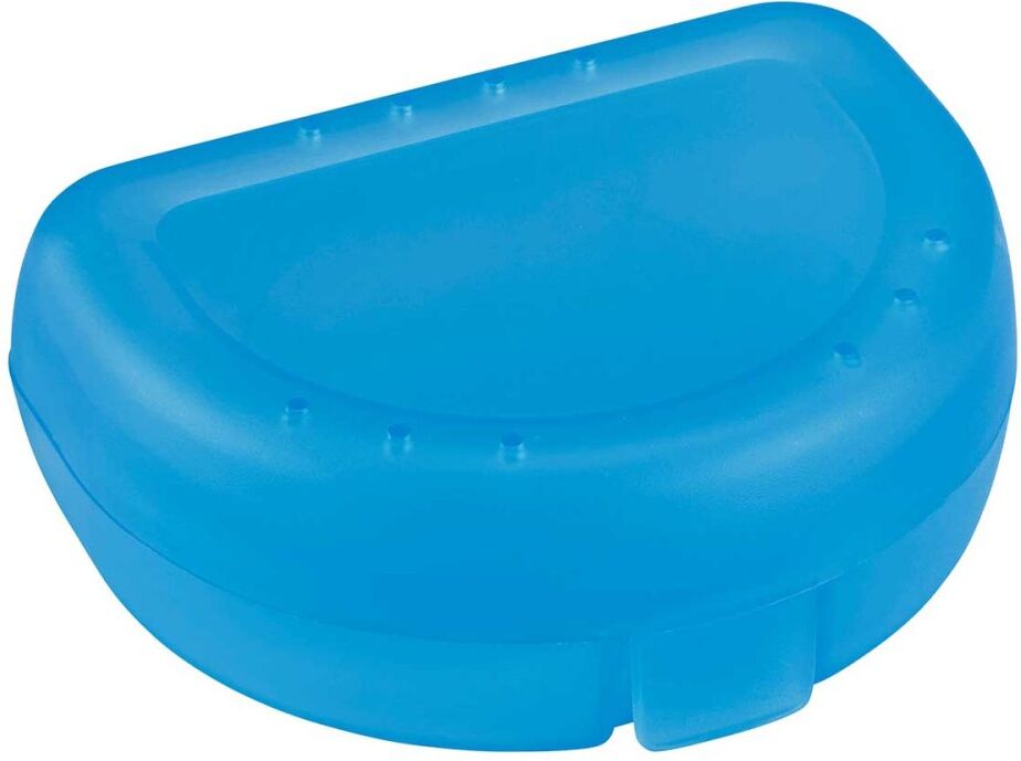 Zahnspangenbox small hellblau transparent