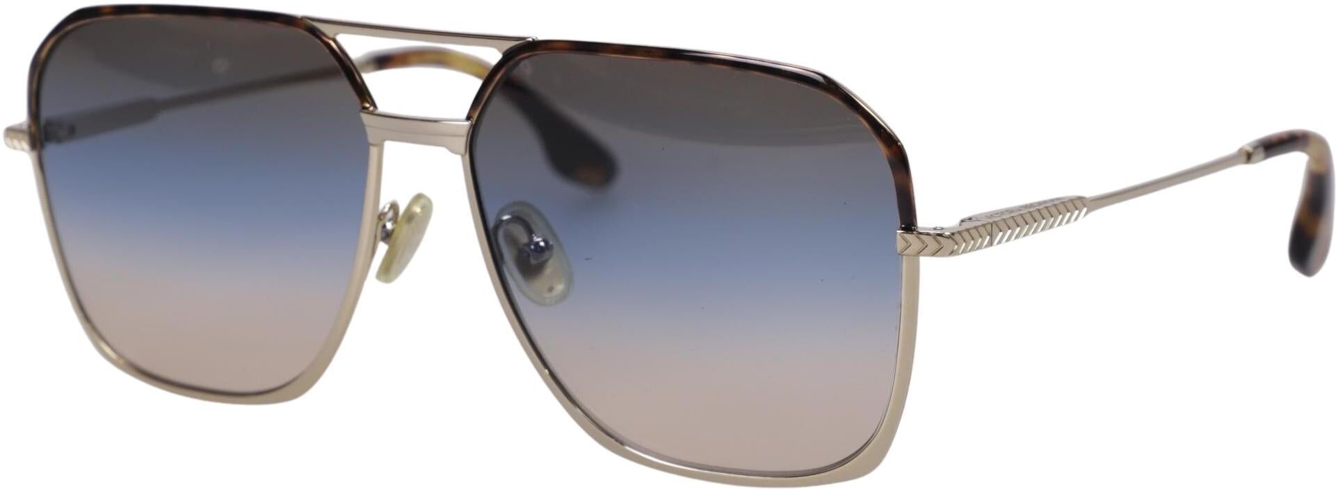 Victoria Beckham Damen Sonnenbrille, Silber - Second Hand