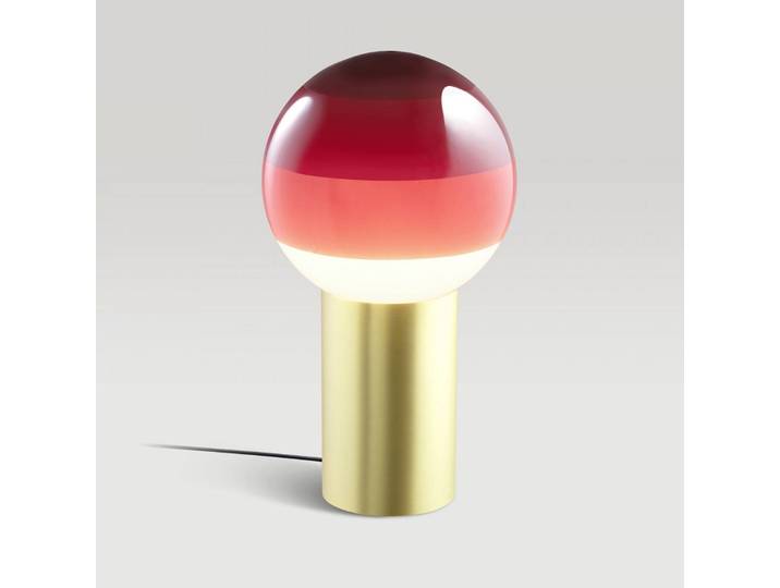 MARSET Designer Tischlampe Dipping Light, rot, für Wohn- / Esszimmer, Glas, Design