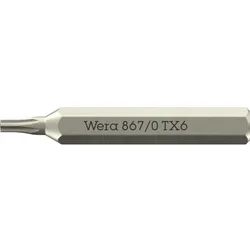 Wera 867/0 Micro Bits für Innen TORX® Schrauben, TX 6 x 30 mm - 05058131001