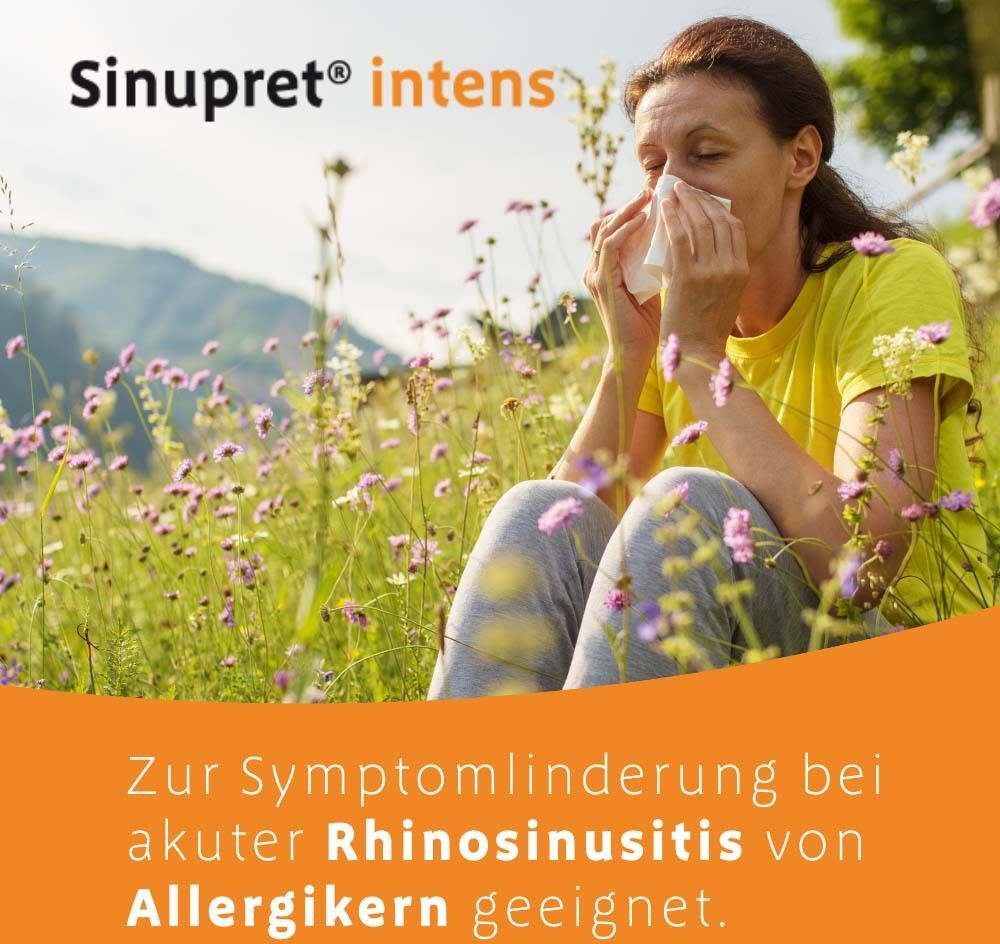 Sinupret® intens - bei Schnupfen und Nasennebenhöhlenentzündung Überzogene Tabletten 20 St 20 St Überzogene Tabletten