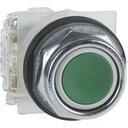 Schneider Electric 9001KR1GH5 Grüner Drucktaster Ø 30, flach, o. Rastung, 1S