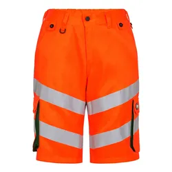 Warnschutz Shorts "6545-319" Safety leicht Kl. 1 - 70 - orange/grün