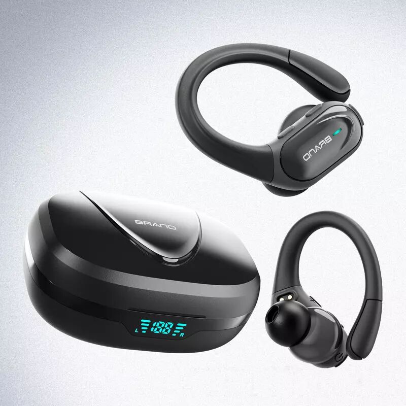 INF Écouteurs sans fil Bluetooth 5.1 noir
