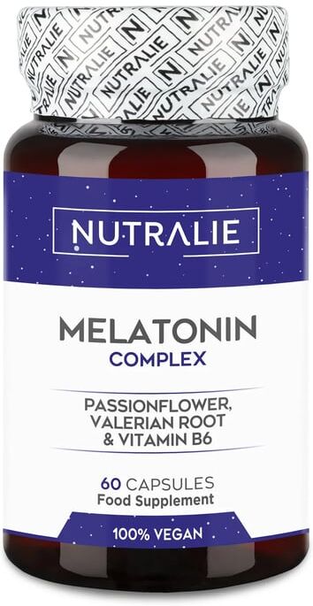 Nutralie Melatonina Complex + Pasiflora + Raíz Valeriana 60 Caps