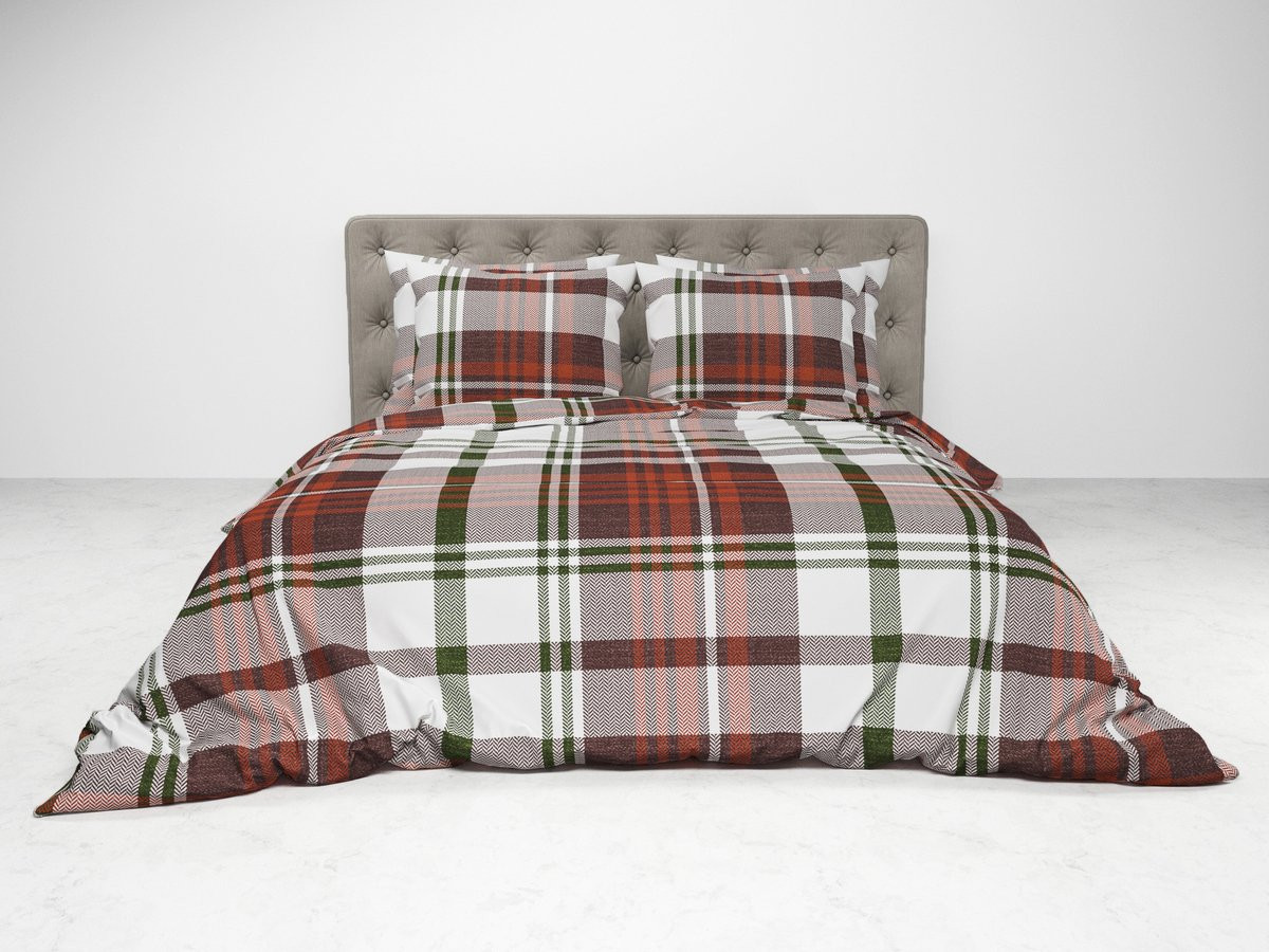 Heckett & Lane Flanel Dekbedovertrek Kabil Multi 140x200 cm