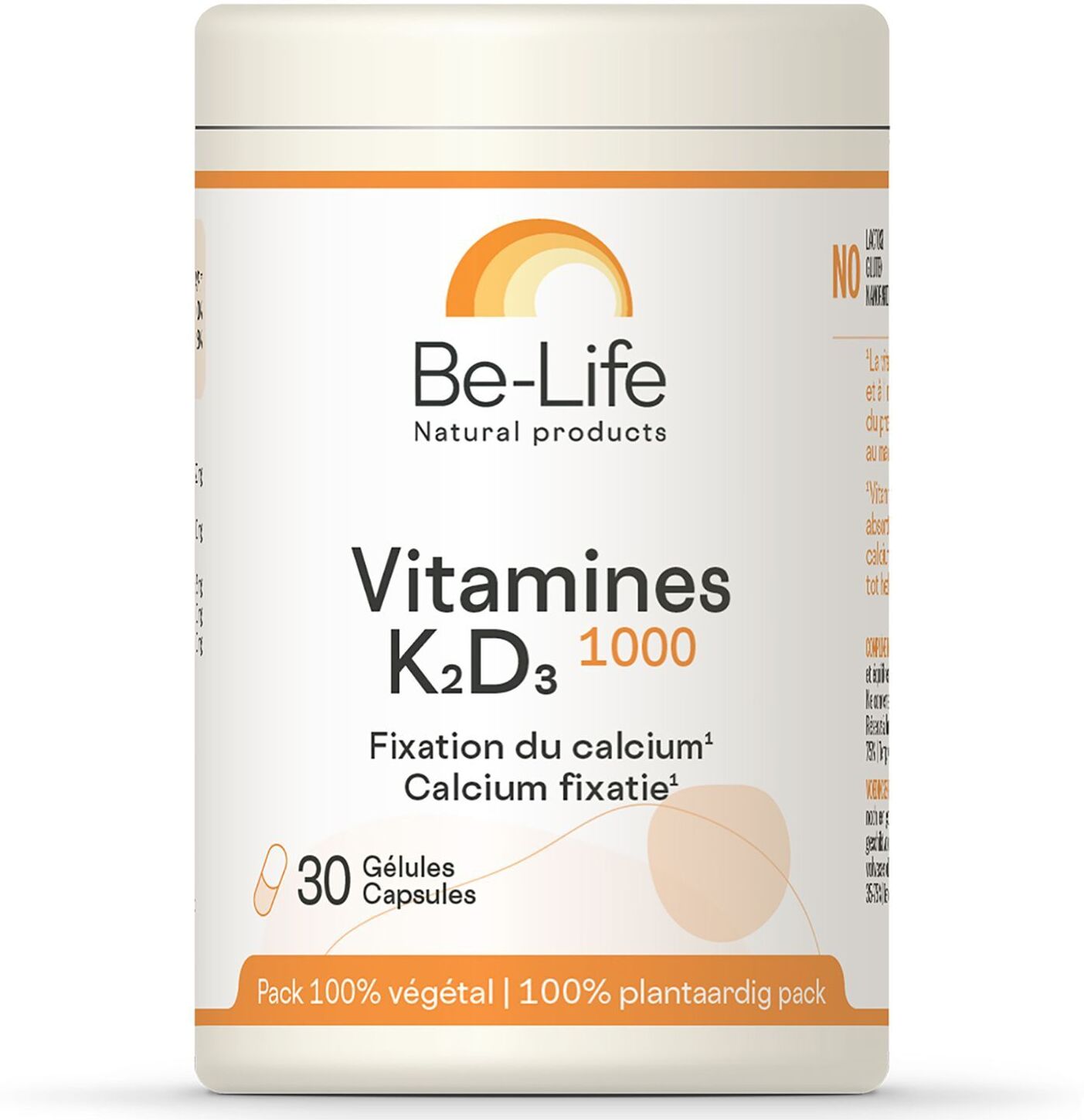BIO-LIFE - Be Life Viamine K2-D3 1000 30 Gelules
