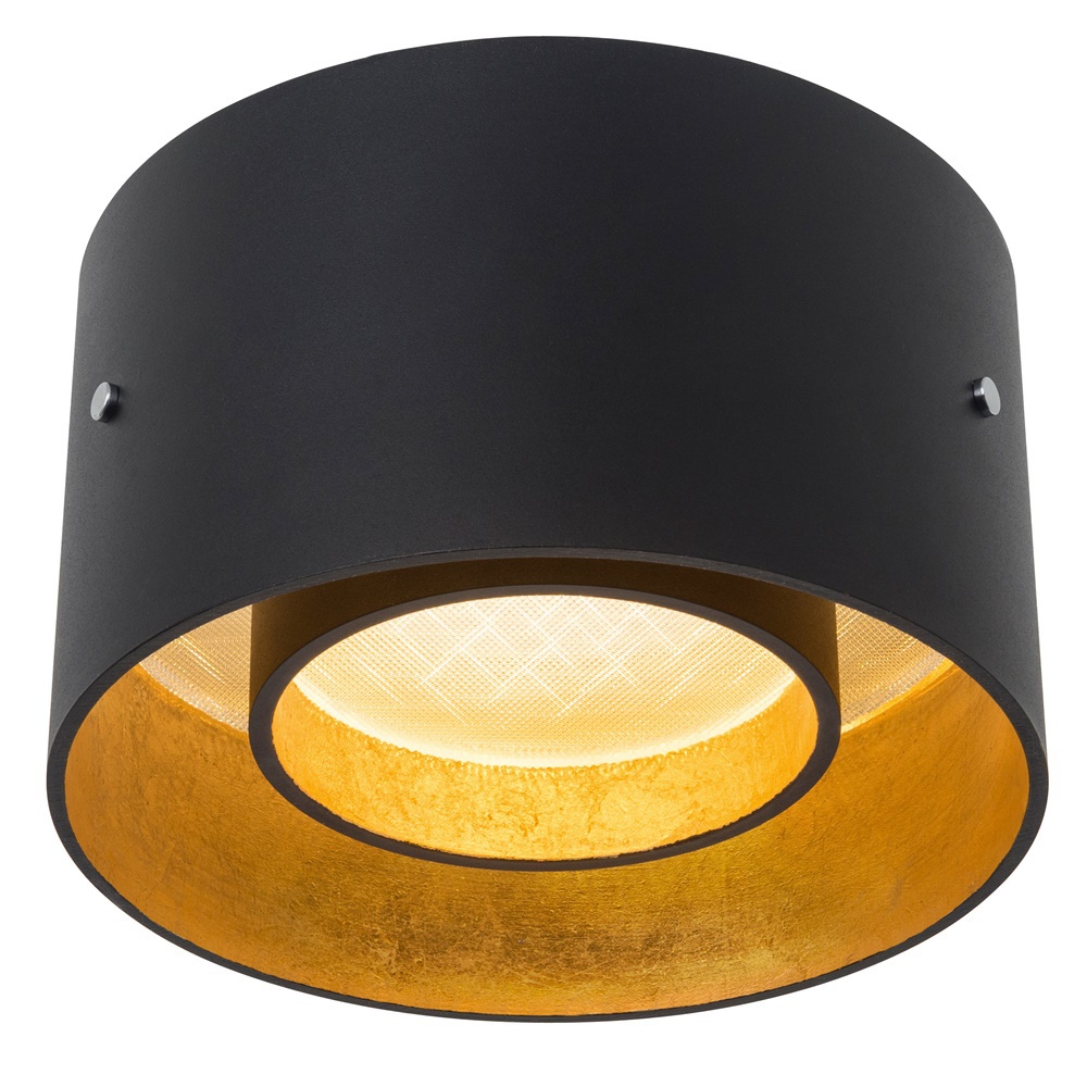 Oligo LED-Deckenleuchte TROFEO Schwarz-Gold 41-886-21-23/10 4035162337363