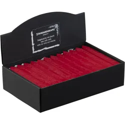 Standardgraph, Stempel, Siegelwachs mit Docht Rot Karton 36 Stck
