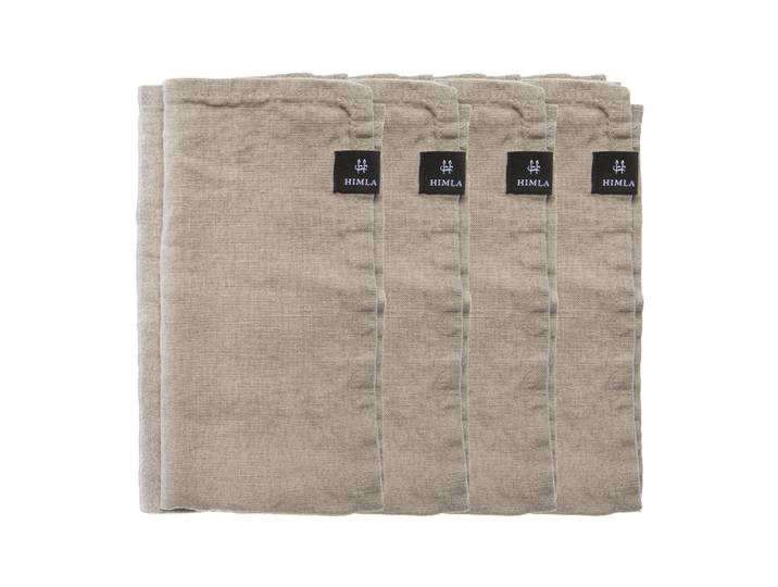 Himla Serviette Sunshine lot de 4 neutre (beige)