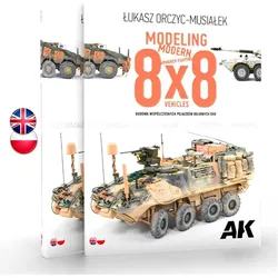 AK Interactive Modeling Modern Armored Fighting 8x8 Vehicles Bilingual English - Polish