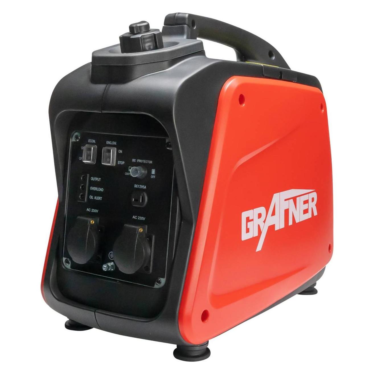 Grafner Inverter Stromerzeuger Notstromaggregat Benzin IV11086 (2000 W, 4.10 l) (25310505)