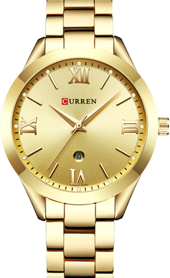 Cozy Casa Charm Luxe Minimalist Womens Stainless Steel Watch For Elegant Everyday Style gold