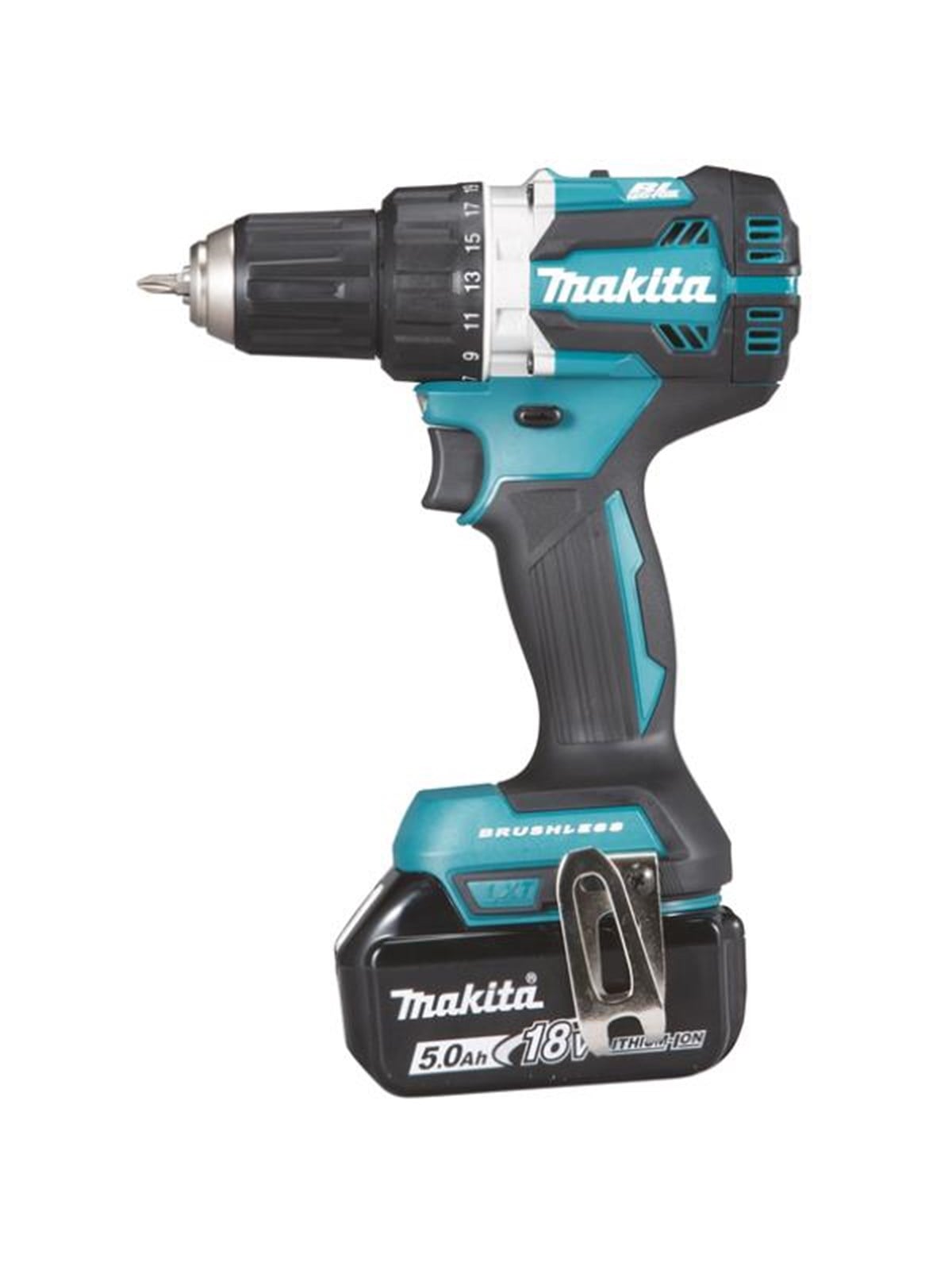Makita 18v cordless driver drill ddf484t brushless 1x5.0ah