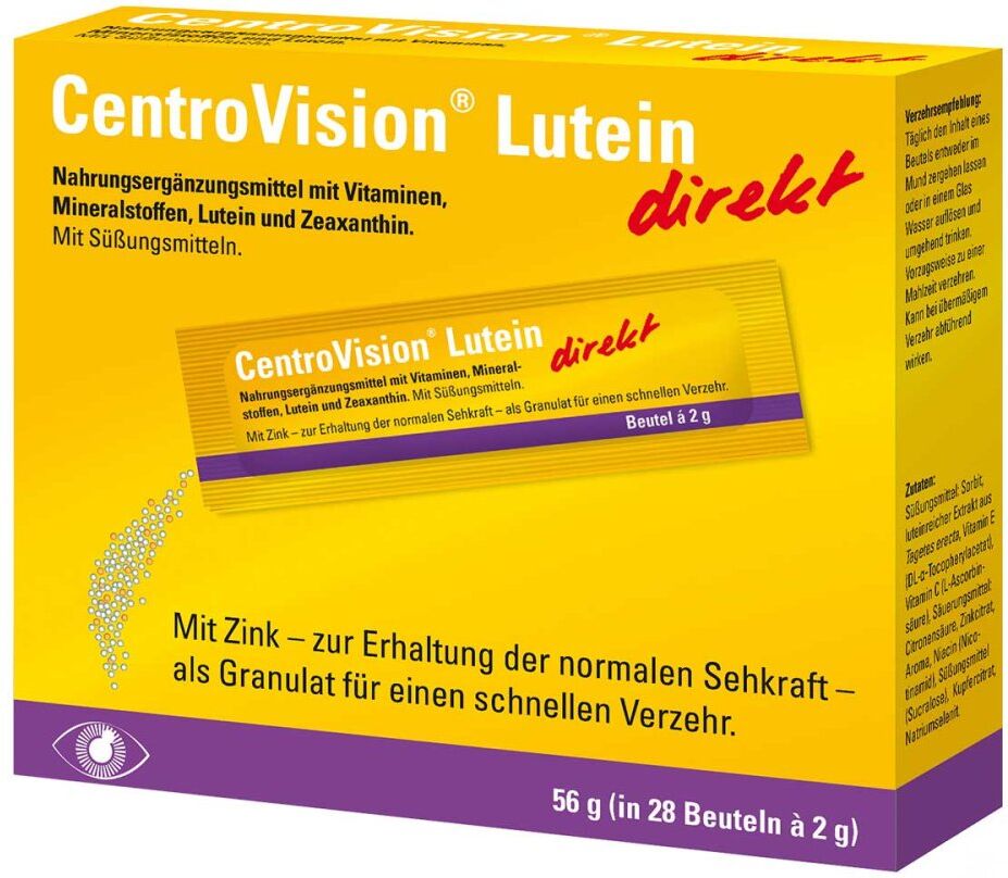 Centrovision Lutein direkt Granulat