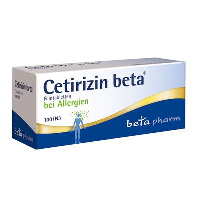 Cetirizin beta Filmtabletten 100 St