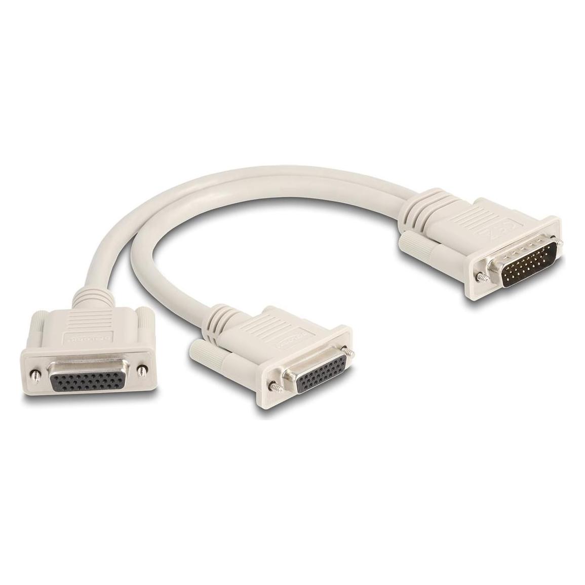 Delock Adapter Y-Kabel Splitter D-Sub HD 26 Pin Stecker zu 2 (67171)