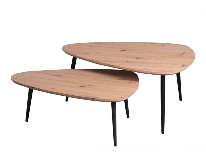 Couchtisch BERTHA 2-teilig