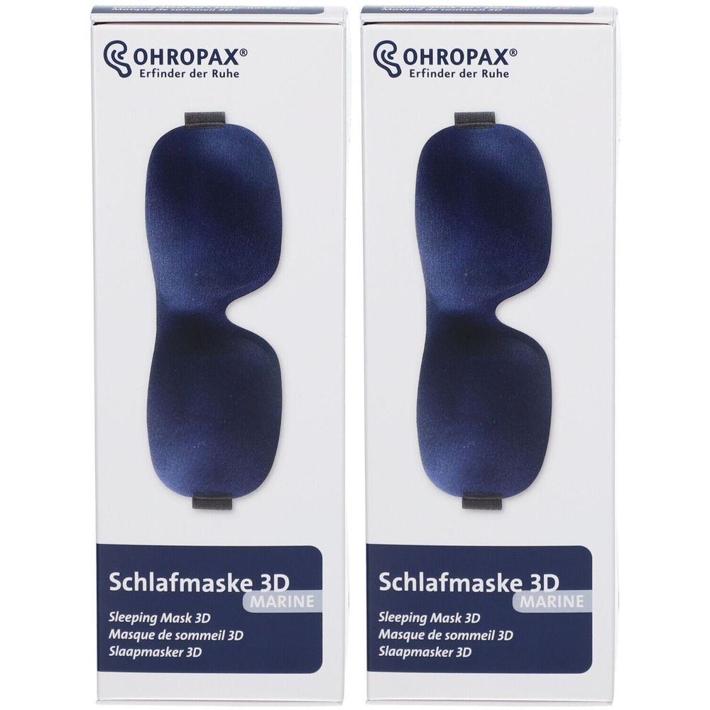 Ohropax Schlafmaske 3D mari 2x 2x1 St