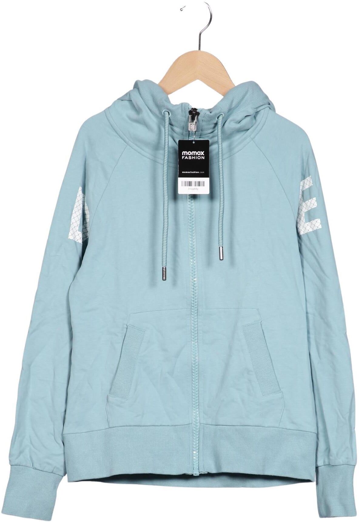 Elbsand Damen Kapuzenpullover, Hellblau, Gr. S, Elasthan / Baumwolle - Second Hand