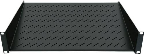 Intellinet 712491 19 Zoll Netzwerkschrank-Geräteboden 1 HE Festeinbau Geeignet für Schranktiefe: ab 450 mm Schwarz