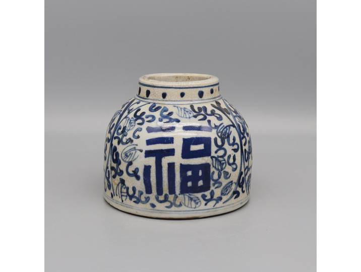 Vase en céramique peint à la main, céramique faite à la main, aspect antique