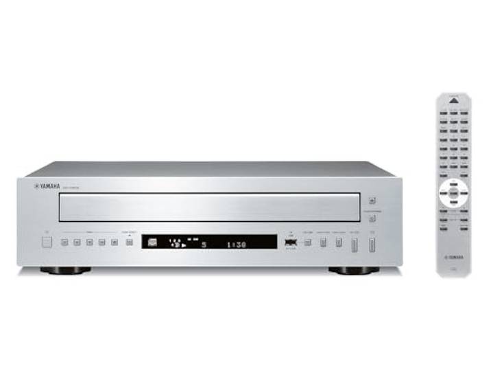 Yamaha CD-C603 5 CD mp3 wma speler USB Zilver