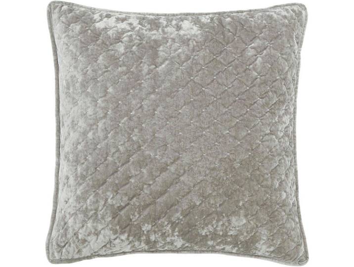 Kissenbezug Cia, Beige, Uni, 60x60 cm, Heimtextilien, Bezüge, Kissenbezüge