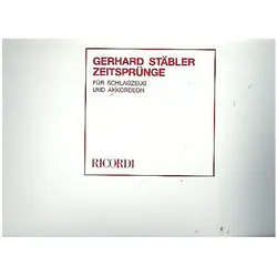 Zeitsprünge für Schlagzeug und Akkordeon Spielpartitur, Fachbücher