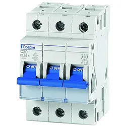 Doepke, Schutzschalter, Automat C 25A DLS 6I C25-3 ** 10kA 3-polig