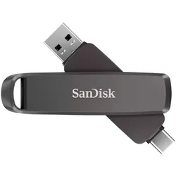 SanDisk SDDDE1-2T00-G46 USB-Stick 2 TB USB Type-A / USB Type-C 3.2 Gen 2 (3.1 Gen 2) Schwarz