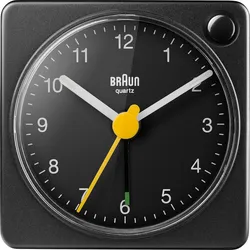 BRAUN BC02XB - Quarz-Reise-Wecker klassisch schwarz