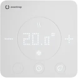 Oventrop OV Raumthermostat ClimaCon F 310 Heizen/Kühlen Master kabelgebunden 230 V, Thermostat, Weiss