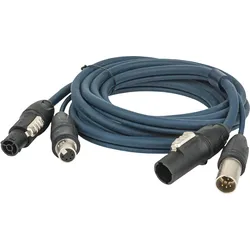 DAP FP-16 Hybrid Cable - powerCON TRUE1 & 5-pin XLR IP - DMX / Power DMX & Strom - 15 m