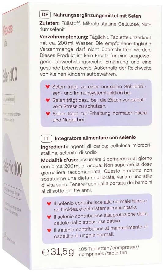 Redcare von Shop Apotheke Selen 100 RedCare Tabletten 105 St