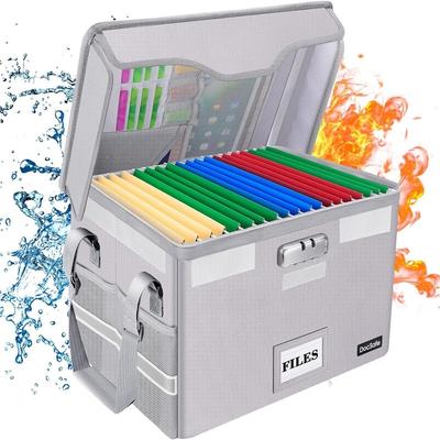 No File Box Fireproof Document