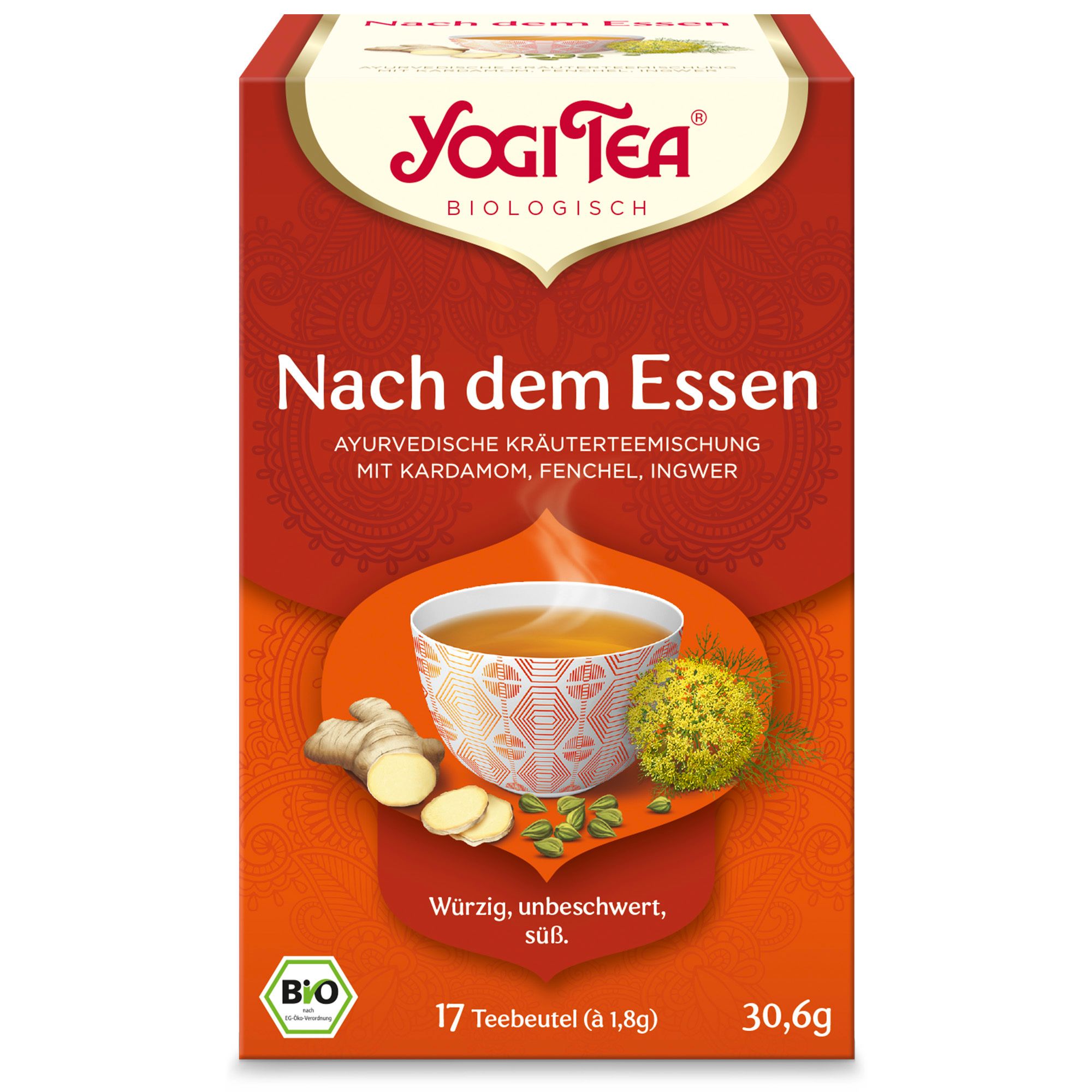 Yogi TEA Nach dem Essen Bio Filterbeutel 17x1,8 g