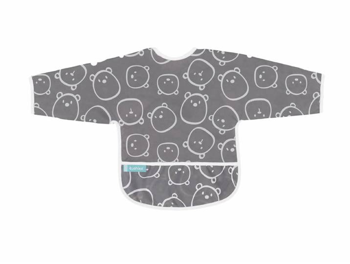 Kushies CleanBib Lätzchen mit Ärmeln 6-12 Monate Bär