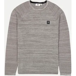 Pullover mit Logobadge Grau L