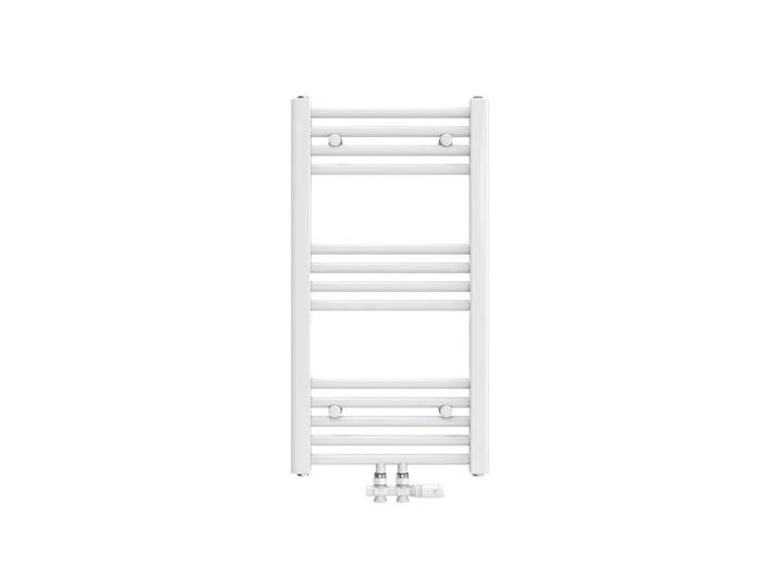 Emke Heizkörper Handtuchheizkörper wasserführend 75/40/3,5 cm, Weiß, Metall, Uni, 40x75x3 cm, Elektrogeräte, Heizgeräte, Heizstrahler