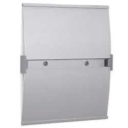 Schild Elegantes Leitsystem, Ausführung Wandmontage, Alu, eloxiert, 200x200 mm