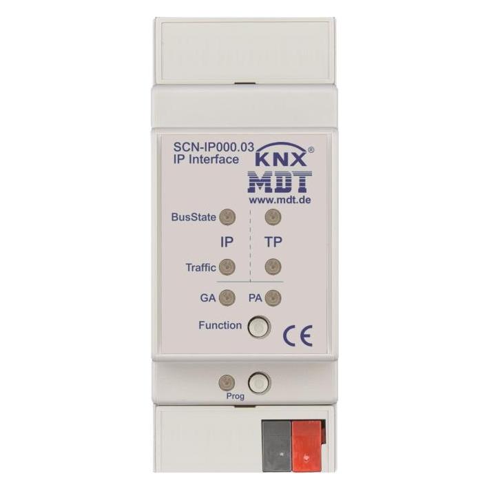 MDT IP Interface, mit KNX IP und Data Secure, Email, Zeitserverfunktion - SCN-IP000.03 (SCN-IP000.03)