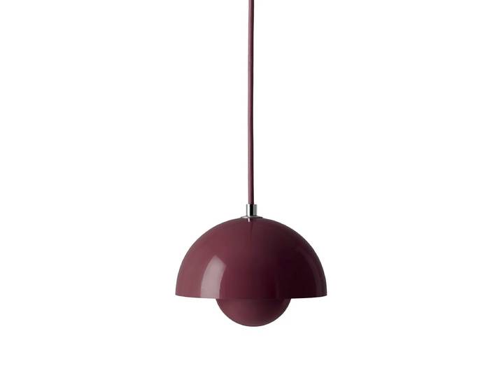 &Tradition - FlowerPot Pendelleuchte VP10, dunkle pflaume