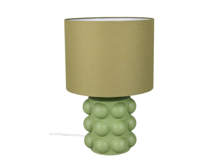 Lampe design en céramique vert