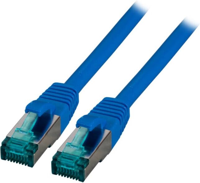 EFB-Elektronik Câble patch Cat.6A S/FTP RJ45 EC6000A 1m bleu ; efb_elektronik (MK6001.1BL)