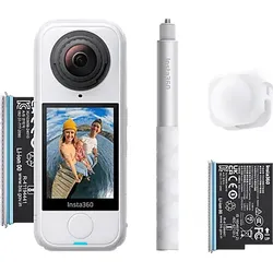 INSTA360 X4 Air Starter-Bundle (Polarweiß) Actioncam , WLAN, Touchscreen